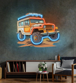 Adventure Jeep Led Neon Sign Light Pop Art