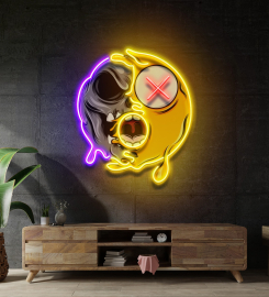 Dead Emoji Skull Led Neon Sign Light Pop Art