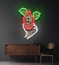 Drink To Death Led Neon Sign Light Pop Art