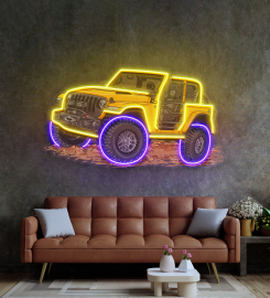 Extreme Blue Off Road Led Neon Sign Light Pop Art