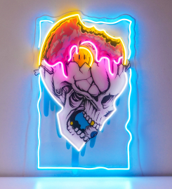 Feeling Skull Led Neon Sign Light Pop Art