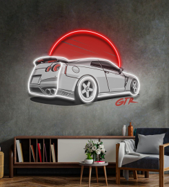 Gtr Super Car Led Neon Sign Light Pop Art