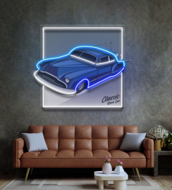 Hot Rod Racer Led Neon Sign Light Pop Art