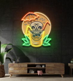 Juicy Skull Led Neon Sign Light Pop Art