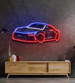 Modern Sports Car Led Neon Sign Light Pop Art