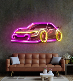 Race Drift Led Neon Sign Light Pop Art