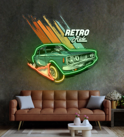 Retro Ride Led Neon Sign Light Pop Art