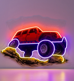 Rock Crowler Led Neon Sign Light Pop Art