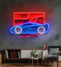 Speed Racing Led Neon Sign Light Pop Art